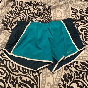 Teal & Navy Nike Shorts